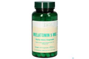 Sie sehen eine Packung Bios Melatonin Ruhe 5mg 100 Kapseln, Produktbild: 01 Bios Melatonin Ruhe 5mg 100 Kapseln, A-Nr.: 4247051 - 01