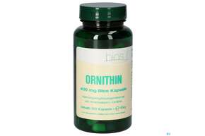 Sie sehen eine Packung Bios Ornithin 400mg 100 Kapseln, Produktbild: 01 Bios Ornithin 400mg 100 Kapseln, A-Nr.: 4247111 - 01