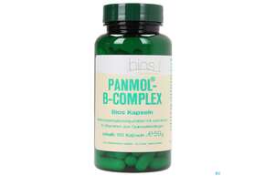 Sie sehen eine Packung Bios Panmol-b-complex 100 Kapseln, Produktbild: 01 Bios Panmol-b-complex 100 Kapseln, A-Nr.: 3892648 - 01