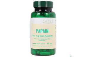 Sie sehen eine Packung Bios Papain 300mg 100 Kapseln, Produktbild: 01 Bios Papain 300mg 100 Kapseln, A-Nr.: 4078795 - 01