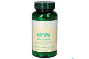 Sie sehen eine Packung Bios Papaya 100 Kapseln, Produktbild: 01 Bios Papaya 100 Kapseln, A-Nr.: 4078803 - 01