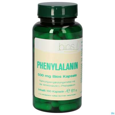 Bios Phenylalanin 500mg 100 Kapseln, A-Nr.: 4247329 - 01