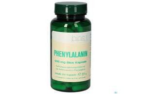 Sie sehen eine Packung Bios Phenylalanin 500mg 100 Kapseln, Produktbild: 01 Bios Phenylalanin 500mg 100 Kapseln, A-Nr.: 4247329 - 01