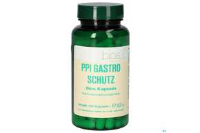 Sie sehen eine Packung Bios Ppi Gastro Schutz 100 Kapseln, Produktbild: 01 Bios Ppi Gastro Schutz 100 Kapseln, A-Nr.: 5583408 - 01