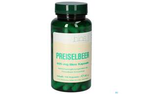 Sie sehen eine Packung Bios Preiselbeer 400mg 100 Kapseln, Produktbild: 01 Bios Preiselbeer 400mg 100 Kapseln, A-Nr.: 3892714 - 01