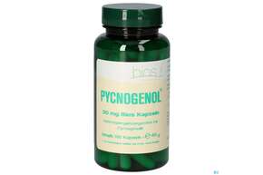 Sie sehen eine Packung Bios Pycnogenol® 30mg 100 Kapseln, Produktbild: 01 Bios Pycnogenol® 30mg 100 Kapseln, A-Nr.: 3892737 - 01