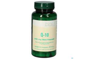 Sie sehen eine Packung Bios Q-10 200mg 100 Kapseln, Produktbild: 01 Bios Q-10 200mg 100 Kapseln, A-Nr.: 3892921 - 01