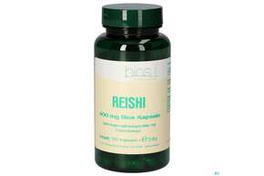 Sie sehen eine Packung Bios Reishi 400mg 100 Kapseln, Produktbild: 01 Bios Reishi 400mg 100 Kapseln, A-Nr.: 4607791 - 01