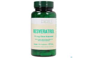 Sie sehen eine Packung Bios Resveratrol 10mg 100 Kapseln, Produktbild: 01 Bios Resveratrol 10mg 100 Kapseln, A-Nr.: 4070204 - 01