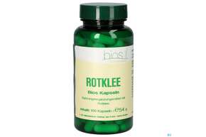 Sie sehen eine Packung Bios Rotklee Kapseln 100 Kapseln, Produktbild: 01 Bios Rotklee Kapseln 100 Kapseln, A-Nr.: 5672655 - 01