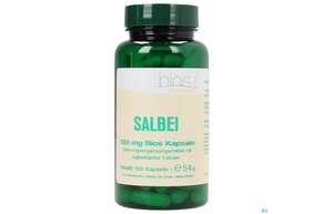 Sie sehen eine Packung Bios Salbei 120mg 100 Kapseln, Produktbild: 01 Bios Salbei 120mg 100 Kapseln, A-Nr.: 3893085 - 01
