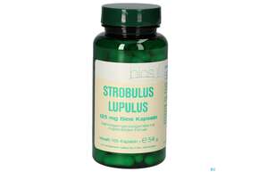 Sie sehen eine Packung Bios Strobulus Lupulus 125mg 100 Kapseln, Produktbild: 01 Bios Strobulus Lupulus 125mg 100 Kapseln, A-Nr.: 3967168 - 01