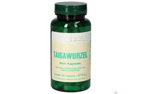 Sie sehen eine Packung Bios Taigawurzel 100 Kapseln, Produktbild: 01 Bios Taigawurzel 100 Kapseln, A-Nr.: 5038148 - 01