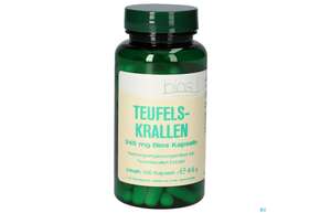 Sie sehen eine Packung Bios Teufelskrallen 345mg N 100 Kapseln, Produktbild: 01 Bios Teufelskrallen 345mg N 100 Kapseln, A-Nr.: 4597041 - 01