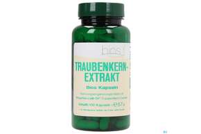 Sie sehen eine Packung Bios Traubenkernextrakt 100 Kapseln, Produktbild: 01 Bios Traubenkernextrakt 100 Kapseln, A-Nr.: 3893369 - 01