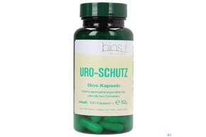 Sie sehen eine Packung Bios Uro-schutz 100 Kapseln, Produktbild: 01 Bios Uro-schutz 100 Kapseln, A-Nr.: 3893381 - 01