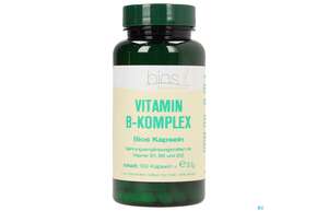 Sie sehen eine Packung Bios Vitamin B Komplex 100 Kapseln, Produktbild: 01 Bios Vitamin B Komplex 100 Kapseln, A-Nr.: 3893493 - 01