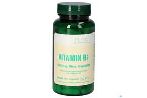 Sie sehen eine Packung Bios Vitamin B1 100mg 100 Kapseln, Produktbild: 01 Bios Vitamin B1 100mg 100 Kapseln, A-Nr.: 5302970 - 01