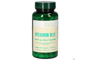 Sie sehen eine Packung Bios Vitamin B12 2000 μg 100 Kapseln, Produktbild: 01 Bios Vitamin B12 2000 μg 100 Kapseln, A-Nr.: 5581390 - 01