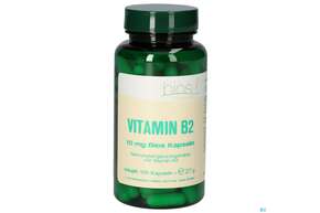 Sie sehen eine Packung Bios Vitamin B2 10mg 100 Kapseln, Produktbild: 01 Bios Vitamin B2 10mg 100 Kapseln, A-Nr.: 5302987 - 01