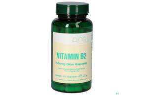 Sie sehen eine Packung Bios Vitamin B2 50mg 100 Kapseln, Produktbild: 01 Bios Vitamin B2 50mg 100 Kapseln, A-Nr.: 5303001 - 01