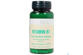 Sie sehen eine Packung Bios Vitamin B7 0,45mg 100 Kapseln, Produktbild: 01 Bios Vitamin B7 0,45mg 100 Kapseln, A-Nr.: 3999180 - 01