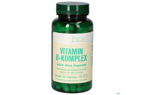 Sie sehen eine Packung Bios Vitamin B-komplex Stark 100 Kapseln, Produktbild: 01 Bios Vitamin B-komplex Stark 100 Kapseln, A-Nr.: 3893487 - 01