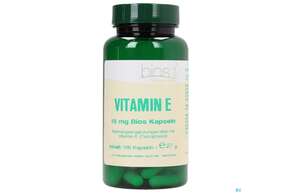 Sie sehen eine Packung Bios Vitamin E 15mg 100 Kapseln, Produktbild: 01 Bios Vitamin E 15mg 100 Kapseln, A-Nr.: 3893576 - 01
