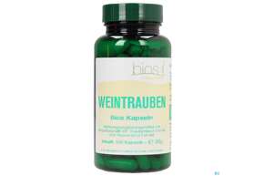 Sie sehen eine Packung Bios Weintrauben 100 Kapseln, Produktbild: 01 Bios Weintrauben 100 Kapseln, A-Nr.: 4103487 - 01