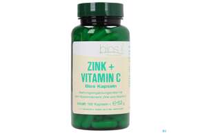 Sie sehen eine Packung Bios Zink + Vitamin C 100 Kapseln, Produktbild: 01 Bios Zink + Vitamin C 100 Kapseln, A-Nr.: 3893702 - 01