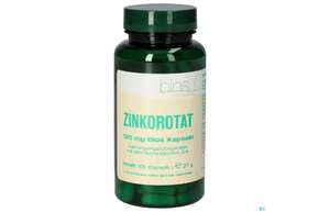 Sie sehen eine Packung Bios Zinkorotat Kapseln 120mg mg, Produktbild: 01 Bios Zinkorotat Kapseln 120mg mg, A-Nr.: 5231520 - 01