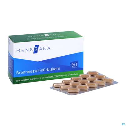 Brennnessel Kapseln -menssana +kuerbiskern 60st, A-Nr.: 4075638 - 05