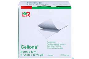 Sie sehen eine Packung Cellona Randpolster 5mx 8cm/2mm 1st, Produktbild: 01 Cellona Randpolster 5mx 8cm/2mm 1st, A-Nr.: 2658324 - 01
