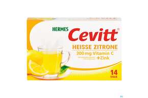 Sie sehen eine Packung Cevitt Heisse Zitrone Btl 14st, Produktbild: 01 Cevitt Heisse Zitrone Btl 14st, A-Nr.: 3157015 - 01