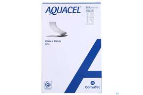 Sie sehen eine Packung Convatec Aquacel Extra 2x45 Cm, Produktbild: 01 Convatec Aquacel Extra 2x45 Cm, A-Nr.: 1811350 - 01