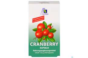 Sie sehen eine Packung Cranberry Kapseln Avi 240st, Produktbild: 01 Cranberry Kapseln Avi 240st, A-Nr.: 3831115 - 01