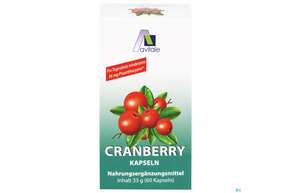 Sie sehen eine Packung Cranberry Kapseln Avi 60st, Produktbild: 01 Cranberry Kapseln Avi 60st, A-Nr.: 3830535 - 01