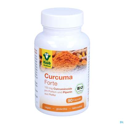 Curcuma Kapseln/forte Bio -raab 90st, A-Nr.: 5207645 - 01