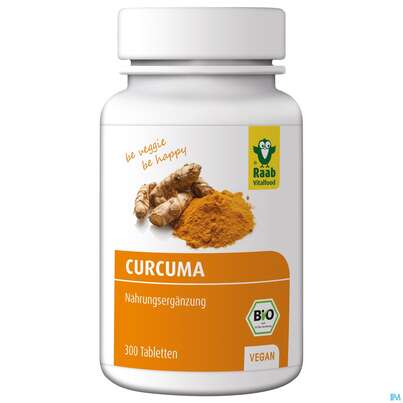 Curcuma Tabl Bio Vegan -raab 300st, A-Nr.: 4350990 - 01