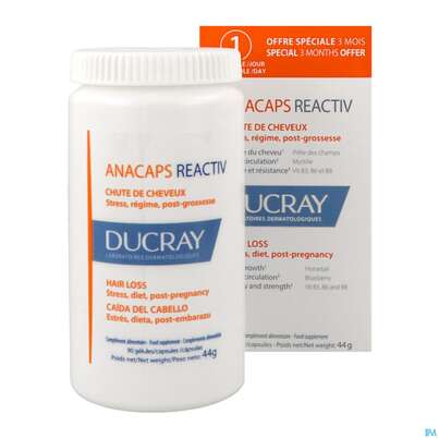 Ducray Anacaps F.d.haar Haarausfall Kapseln Reaktiv23 90st, A-Nr.: 5744975 - 06