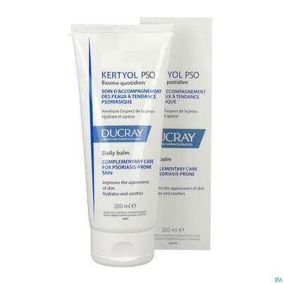 Sie sehen eine Packung Ducray Kertyol P.s.o Balsam Neu 200ml, Produktbild: 11 Ducray Kertyol P.s.o Balsam Neu 200ml, A-Nr.: 5684581 - 11