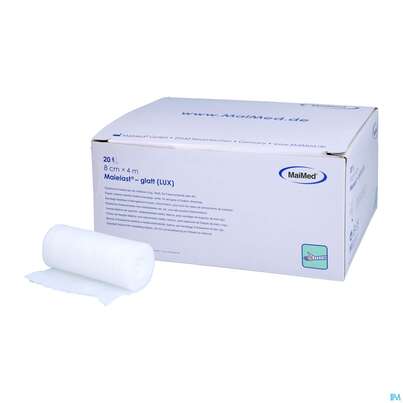 Sie sehen eine Packung Elastische Binden Fixierbinde Maielast Glatt 4mx 8cm 61030 20st, Produktbild: 05 Elastische Binden Fixierbinde Maielast Glatt 4mx 8cm 61030 20st, A-Nr.: 5066216 - 05