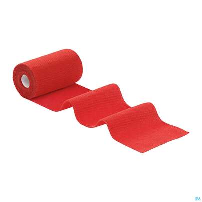 Elastische Binden Idealast/haft Kohaesiv/color Rot 4mx 10cm 1st, A-Nr.: 4174659 - 02
