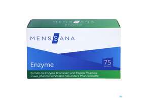 Sie sehen eine Packung Enzyme Menssana Kapseln 75st, Produktbild: 01 Enzyme Menssana Kapseln 75st, A-Nr.: 3082903 - 01