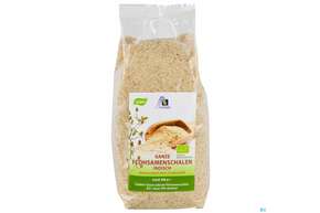 Sie sehen eine Packung Flohsamenschalen Indisch Bio 500g, Produktbild: 01 Flohsamenschalen Indisch Bio 500g, A-Nr.: 5296169 - 01