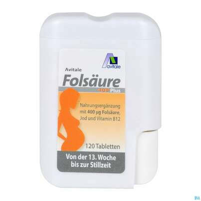 Folsaeure Tabl 400 Plus 120st, A-Nr.: 5296212 - 05
