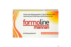 Sie sehen eine Packung Formoline Kapseln Mannan 60st, Produktbild: 01 Formoline Kapseln Mannan 60st, A-Nr.: 4034421 - 01