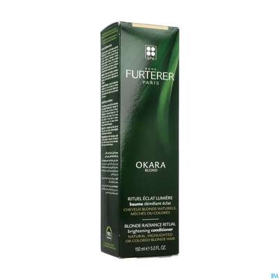 Sie sehen eine Packung Furterer Okara Blond Balsam 150ml, Produktbild: 04 Furterer Okara Blond Balsam 150ml, A-Nr.: 5439769 - 04