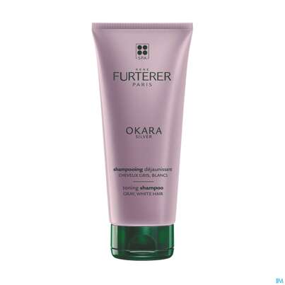 Sie sehen eine Packung Furterer Okara Silver Polarglanz-shampoo 200ml, Produktbild: 05 Furterer Okara Silver Polarglanz-shampoo 200ml, A-Nr.: 5439835 - 05