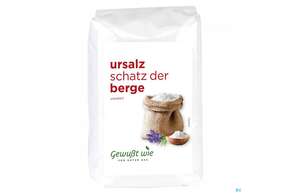 Sie sehen eine Packung Gewusst Wie Ursalz 1kg, Produktbild: 01 Gewusst Wie Ursalz 1kg, A-Nr.: 4110607 - 01